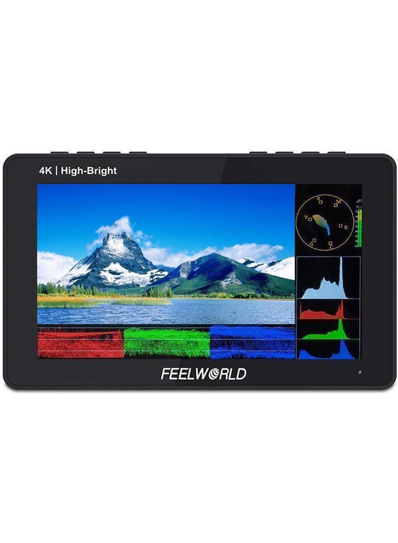 فيل وورلد شاشة ميدانية FEELWORLD F5 Prox مقاس 5.5 بوصة بدقة عالية وسطوع 1600 نيت لمراصد كاميرات DSLR. - Image 1